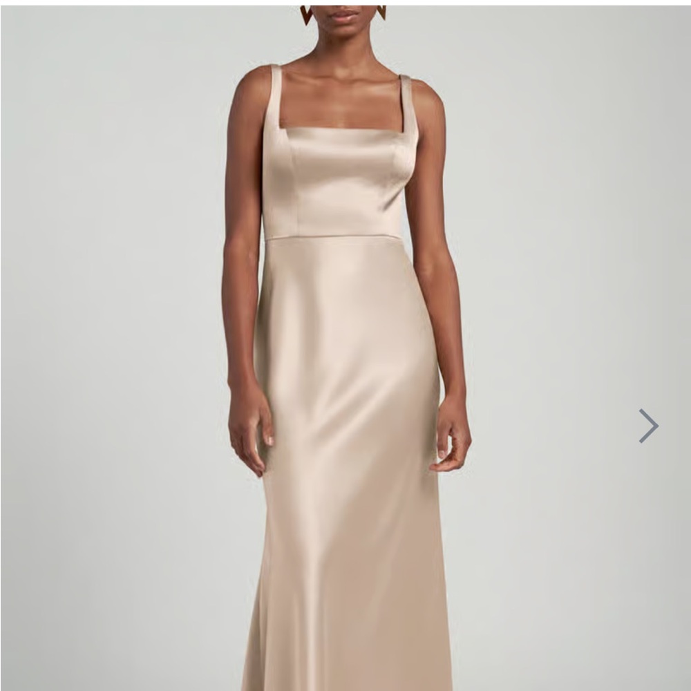 Jenny Yoo Ariana bridesmaid Dress, Pale Gold Size 8